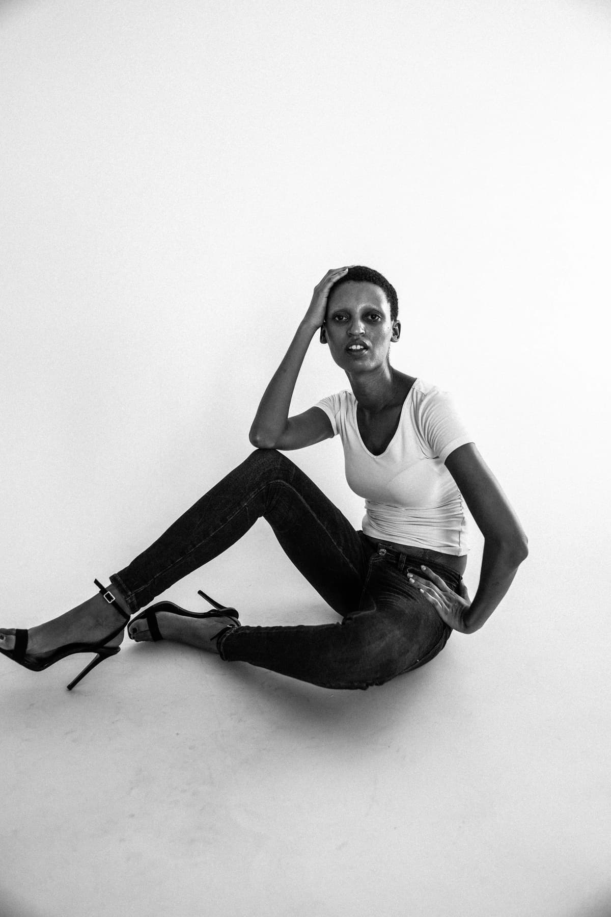 Sitting Elbow on Knee