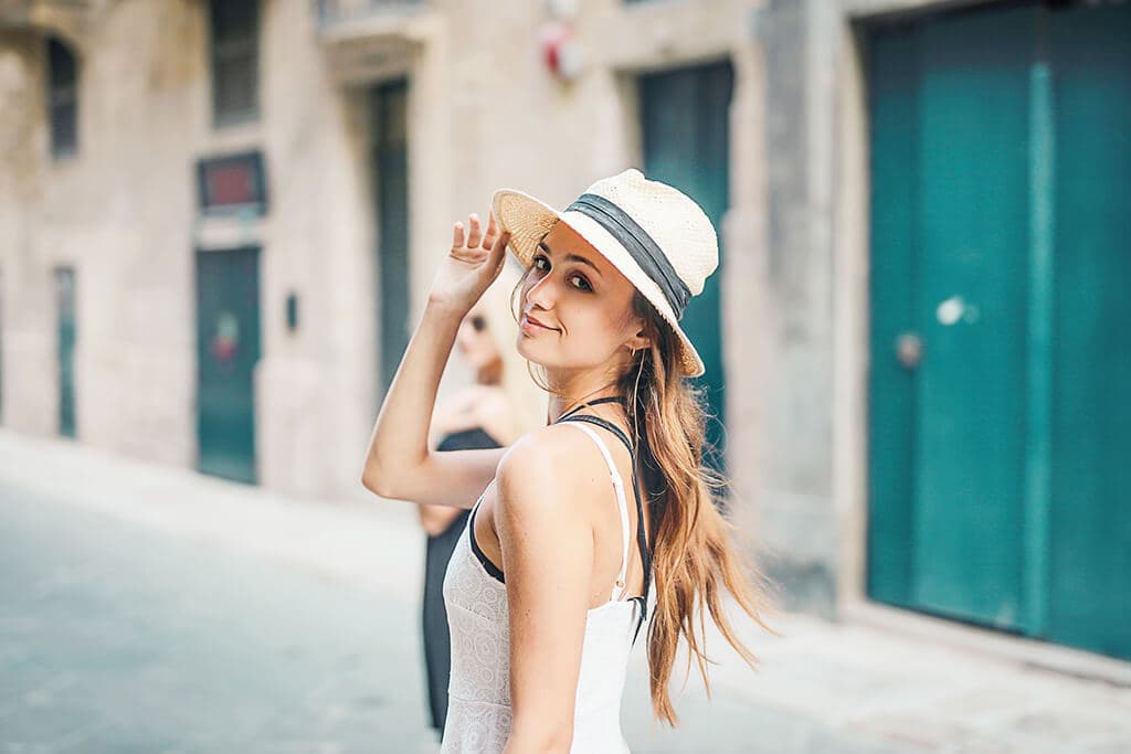 Looking Over Her Shoulder