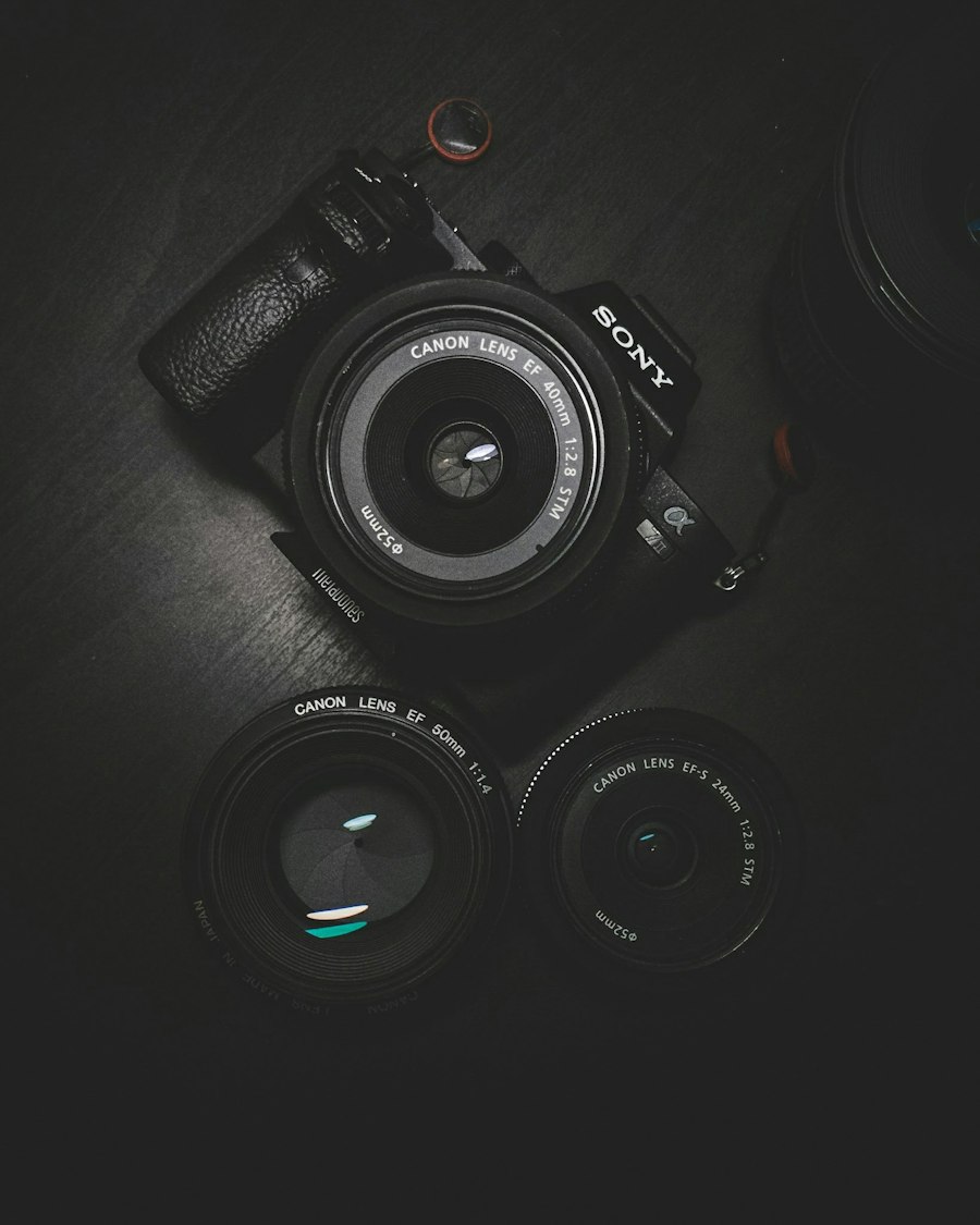 A camera ready for the next story — demo gear photograph