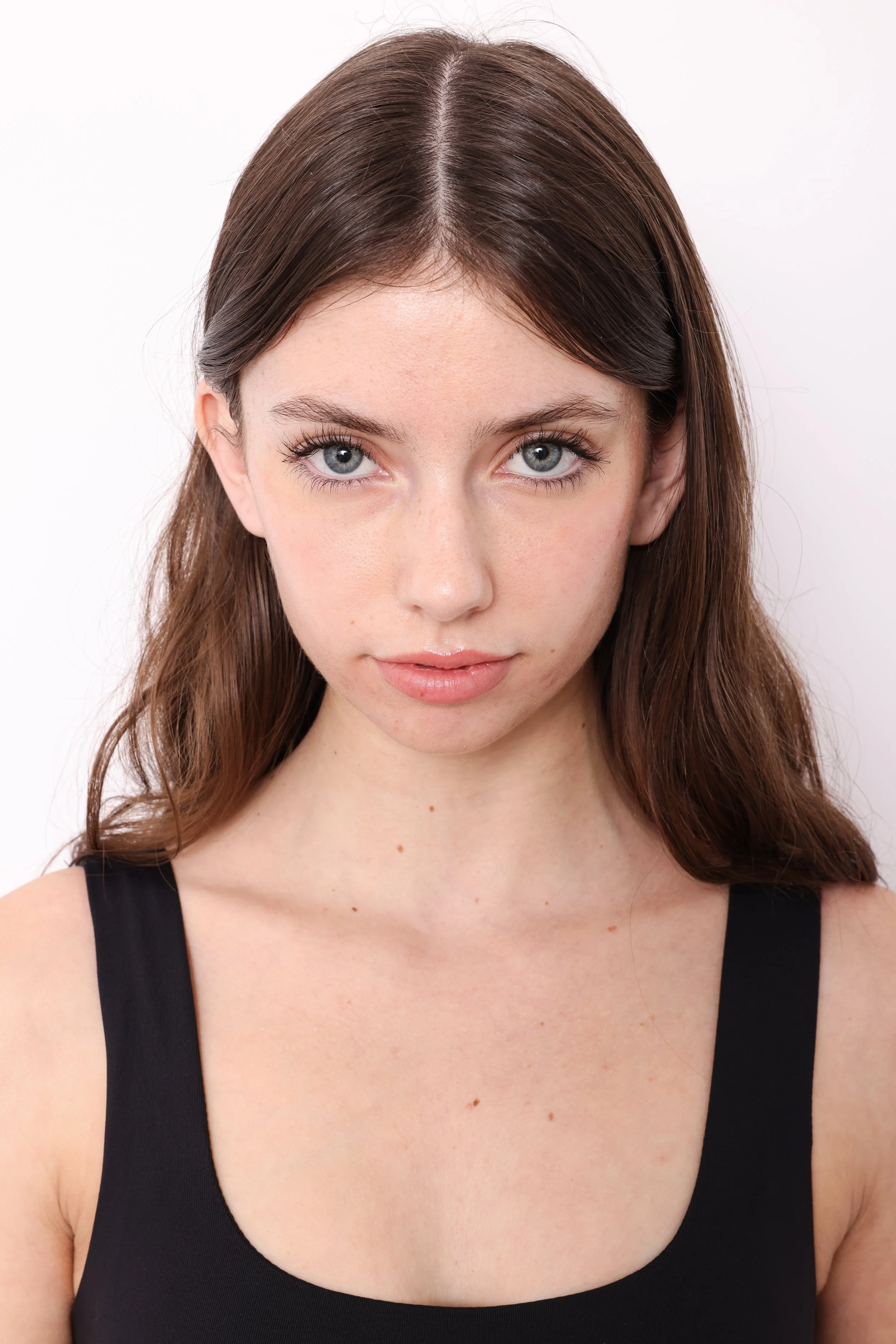 Chin Down Looking Up