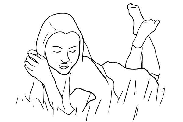 Lying in Grass Facing Forward